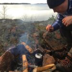 Camping overlevelses blåserør nødbrannstart uttrekkbart blåserør