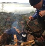 Camping overlevelses blåserør nødbrannstart uttrekkbart blåserør