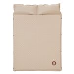 CSTUR Utendørs Tykk 5 cm Automatisk Oppblåsbar Matte Telt Camping Fuktighetsbeskyttende Liggeunderlag, Stil: To Personer Bruker khaki
