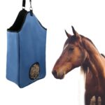 Dobbel lag Oxford-stoff hest hø bale bag (blå)
