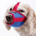 Doglemi Hundebur Hundeforsyninger Pustende Bjeffestopper Bur Hundemunnbeskytter, Spesifikasjon: S (Rød)