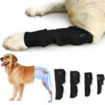 DogLemi PD60041 Hund Hock Støttebandasje for Bakbein, Kompresjonsbehandlingsinnpakning for Leddsammenbinding, Beskytter Sår og Skader, Størrelse: S