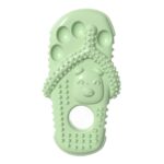 Dyreleker TPR Slippers Tannrengjøring Hundeleker (Matcha Farge)