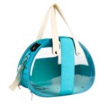 Easy Pet Utflukt Gjennomsiktig Ryggsekk Sammenleggbar Pustende Katt Bag, Spesifikasjon: 39X27X30cm (Himmelblå)