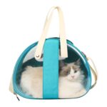 Easy Pet Utflukt Gjennomsiktig Ryggsekk Sammenleggbar Pustende Katt Bag, Spesifikasjon: 39X27X30cm (Himmelblå)