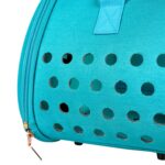 Easy Pet Utflukt Gjennomsiktig Ryggsekk Sammenleggbar Pustende Katt Bag, Spesifikasjon: 39X27X30cm (Himmelblå)