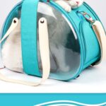Easy Pet Utflukt Gjennomsiktig Ryggsekk Sammenleggbar Pustende Katt Bag, Spesifikasjon: 39X27X30cm (Himmelblå)