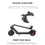 [EU-lager] COASTA L9 Pro 350W Dobbeltmotor Power Sammenleggbart Elektrisk Offroad Scooter med 8,5 tommers Dekk