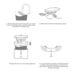 Filtersett for Mijia Smart Pet Vann dispenser (EDA0020529)(Hvit)