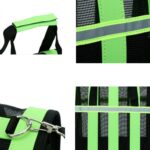 Foldbar Mesh Pustende Kjæledyr Utendørs Bærbar Diagonal Bæreveske, Størrelse: L (Rosa Rød)