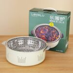 Grill i rustfritt stål, kullgrill for utendørs camping, matlaging, te rundt bålet, grillovn, spesifikasjon: Stil A