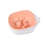 Hund- og katt anti-kvelnings vannskål hengende bolle, kreativ plast kjæledyrskål, stil: anti-kvelning (Rosa)