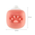 Hund- og katt anti-kvelnings vannskål hengende bolle, kreativ plast kjæledyrskål, stil: anti-kvelning (Rosa)