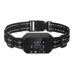 Hundetrener Elektronisk Gjerde Smart GPS Trådløs Bjeffestopper (Svart)