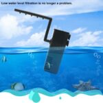 HX-300L 5W 400L/H Multifunksjonell Nedsenkbar Akvariepumpe Sirkulasjonspumpe Innvendig Luftfilter til Fiskebolle