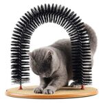 Katt hårbørste skrubber katt klør leker kjæledyrutstyr hund tykk bue