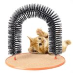 Katt hårbørste skrubber katt klør leker kjæledyrutstyr hund tykk bue