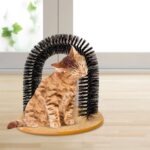Katt hårbørste skrubber katt klør leker kjæledyrutstyr hund tykk bue