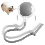 Katt Smart Unngå Ball Leker Elektrisk Teaser Baller (Grå)