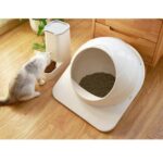 Kattetoalett Pet Stor Inkludert Toalett (Hvit)