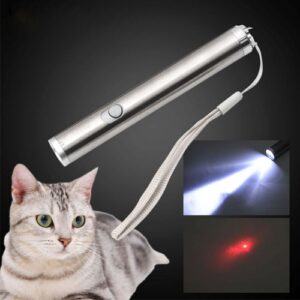 Laser Tease Kattestenger med LED Lys - Morsomme Interaktive Katt Penner Leker