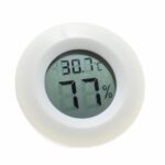 LCD Digital Akvariumstermometer Marin Vann Terrarium Tilbehør Temperaturmåler (Hvit)