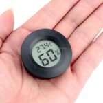 LCD Digital Akvariumstermometer Marin Vann Terrarium Tilbehør Temperaturmåler (Hvit)