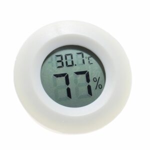 LCD Digital Akvariumstermometer Marin Vann Terrarium Tilbehør Temperaturmåler (Hvit)