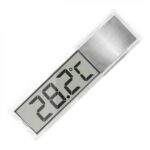 LK-50 Digital Trådløs Akvarium Termometer Ekstern LCD Gjennomsiktig Elektronisk Vanntemperaturmåler (Sølv)