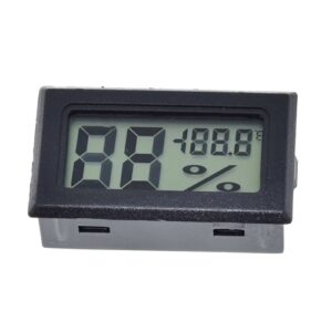 Med Probe Digitalt Termometer Hygrometer Elektronisk Temperaturdeteksjon Sensor, Modell: FY-11 Svart