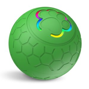 O5 Smart Katt Leke Ball Luminous Yo-Yo Diameter 2,4 tommer Frittstående Versjon (Grønn)