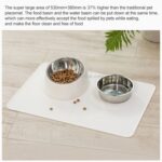Original Xiaomi Youpin Jordan & Judy Katt- og hundesilikon Antiskli Matten, Størrelse: 530x380x2.5mm (Beige)