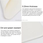 Original Xiaomi Youpin Jordan & Judy Katt- og hundesilikon Antiskli Matten, Størrelse: 530x380x2.5mm (Beige)