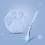 Pet Can Lokke Friskholdende Silikonlokk Hermetisk Tett Lokk Universelt Tett Lokk (Blå + Skje)