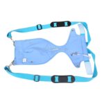 Pet Chest Backpack / Myk Skinn Bukse Stil Veske / Bærbar Pet Ryggsekk for Hund og Andre Kjæledyr Medium, Størrelse: 28*20cm (Blå)