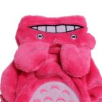 Pet Coral Fleece Kostyme Søte Chinchillaer Hund Varm Frakk, Størrelse:M (Rosa)