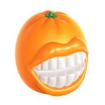 Pet Dog Lydende Tanningsball Merkelig Oransje Leker for Licking og Tygging (Oransje)