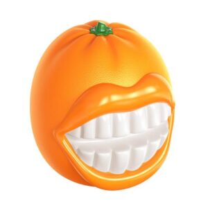 Pet Dog Lydende Tanningsball Merkelig Oransje Leker for Licking og Tygging (Oransje)