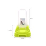Pet Dual Purpose Automatisk Vannbeholder Hundeskål Hund Katt Universell (Rosa)