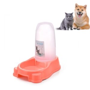 Pet Dual Purpose Automatisk Vannbeholder Hundeskål Hund Katt Universell (Rosa)