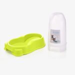 Pet Dual Purpose Automatisk Vannbeholder Hundeskål Hund Katt Universell (Rosa)