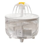 Pet Flower Automatisk Filter Sirkulasjons Plugg-In Vann Dispenser (Hvit)