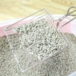 Pet Kattebørste Filter for Kattegrus Rengjøringsverktøy for Katteavføring (Sølv)