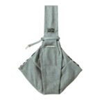 Pet Outing Carrier Bag Bomull Messenger Skulderveske, Farge: Grå