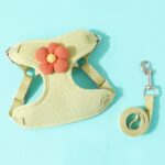 Pet Valpe Hundesele Teddy Brystbelte Kjede Hundelufting, Størrelse: S (Grønn)