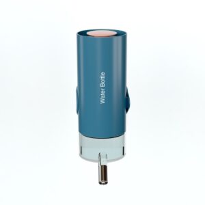 Pet Waterer Ball Feeder Hengevannskopp for Hund Hengebur Kjæledyrvannkopp 700ML (Blå)