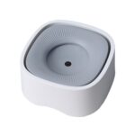 Pets No Wet Mouth Flytende Skål for Katter og Hunder Flytende Drikkefontene Skål (Hvit)