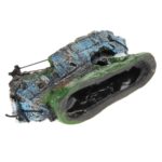 Piratskip Råtten Båt Liten Nettbåt Akvarielandskap Fishtank Glassylinder Scene