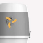 Plast Flip Cover Helt Innelukket Deodorant Kattetoalett (Grå)