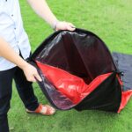 Plen Park Campingmat Vanntett Piknikmat Strandsofa Oppblåsbar Luftsofa Senge (Grønn+Svart)